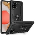 thumbnail image 1 of A42 5G Case, Samsung Galaxy A42 5G Case Military Grade Protective Samsung A42 5G Cases Cover with Ring Car Mount Kickstand for Samsung Galaxy A42 5G - Black, 1 of 12