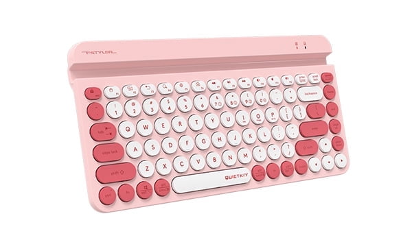 COLIKES Teclado Inalábrico Ultidispositivo, Teclado Bluetooth Dual 2.4G, Teclado De