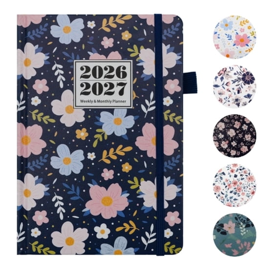 A5 2026-2027 Daily Planner Notebook, 144 Pages Weekly Monthly Academic ...