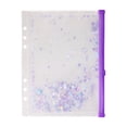 Zipper A5 A5 6 Holes Binder Pockets, Plastic Binder Zipper Folders, Waterproof 6 ...