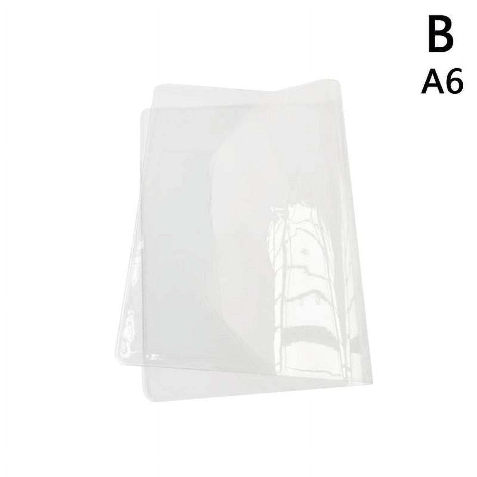 Pochette Plastique A4+A5+A6, 15PCS Pochette Zippée, PVC Mesh
