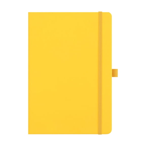 A5/A6 Hardcover Notebook with Pen Loop, Slim Lightweight Pocket Journal, College Ruled Memo Notepad for Purse, Daily Notes, Travel, And office, 1 Notebook