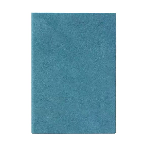 A5 Blank Notebook, Hardcover Leather Sketchbook 260 Pages Thick Paper Writing, Lay Flat Unlined Notebook for Work, Students, Study, Office & Travel Use, B