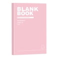 thumbnail image 1 of A5 Blank Page Notebook, 128 Pages Notepad Book, Pink Simple Blank Journal, Unlined Writing Notebook, Blank Hardcover Journal, Daily Journal Notebook, Study Planner Notebook for Office Work, 1 of 7