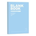 thumbnail image 1 of A5 Blank Page Notebook, 128 Pages Notepad Book, Sky Blue Simple Blank Journal, Unlined Writing Notebook, Blank Hardcover Journal, Daily Journal Notebook, Study Planner Notebook for Office Work, 1 of 7