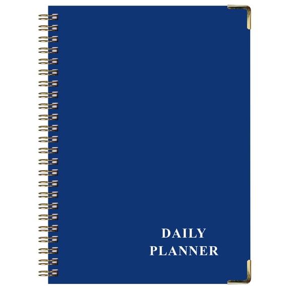 A5 Blank Planner, Undated Daily Weekly Planner, Discipline Habit Notebook To Do List Notepad with Goals & Note for Women Men Home Office Supplies, 6.2"×8.5" 158 Pages, Yulin E