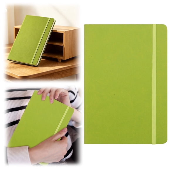 A5 Bound Notebook for Writing, Studont Ledger Portable Diary, Thickened Inner Pages for Home