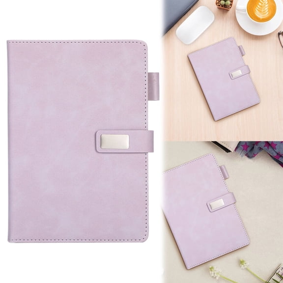 A5 Business High Value Notepad, Custom Diary Notebook for Work, Schol, and Home, Versatile Journal for Women, Men, and Teens (Purple)