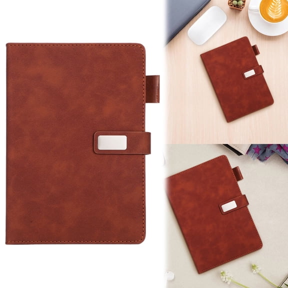 A5 Business Notepad, High Value Custom Diary – Registration Custom Notebook for Office, Home, Brown