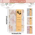 thumbnail image 1 of A5 Butterfly Embroidery Fabric Hardcover Journal 4-in-1 Inner Pages Lined Grid Blank Dot Grid 114 Pages 100gsm Thick Paper Writing Notebook - White, 1 of 4