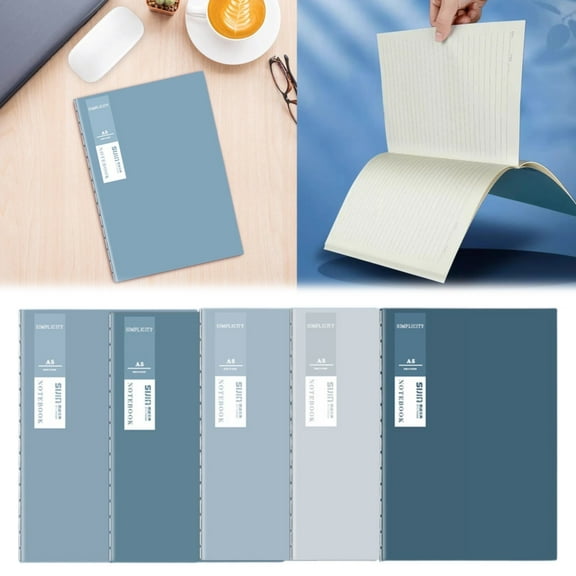 A5 Car Line Book, Artistic Horizontal Line Notepad, A5 Notebook Random Color