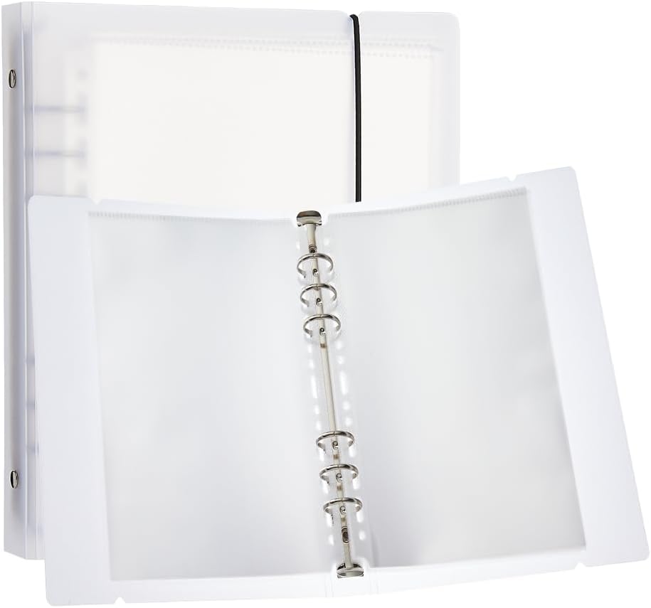 plastic sleeves for greeting cards Juvale Card - 7.6 x 5.7 in, Clear, 300 Pack The adhesive is on the bag flap and can be adjusted to fit your product A5 Card Organizer Binder with