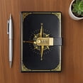 thumbnail image 1 of A5 Classic Password Diary Personalized Lockable Password Notebook Compasses Pattern Password Notebook Student Stationery Notebook, 1 of 6