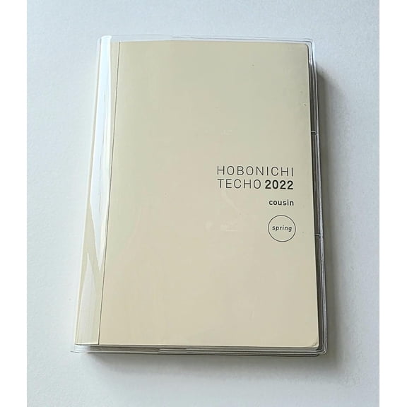 A5 Clear Planner Cover, Fits A5 Hobonichi Techo Full Year, A5 Common Planner Full Year, A5 Stalogy Full Year