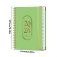 thumbnail image 1 of A5 Coil Notebook with Elastic Closure, English Planner with Durable Hard Cover, Multi-Functional Organizer for Work, Study, and Goal Setting, Portable Journal for Daily Tasks and Notes, 1 of 2