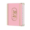 thumbnail image 1 of A5 Coil Notebook with Elastic Closure, English Planner with Durable Hard Cover, Multi-Functional Organizer for Work, Study, and Goal Setting, Portable Journal for Daily Tasks and Notes, 1 of 8