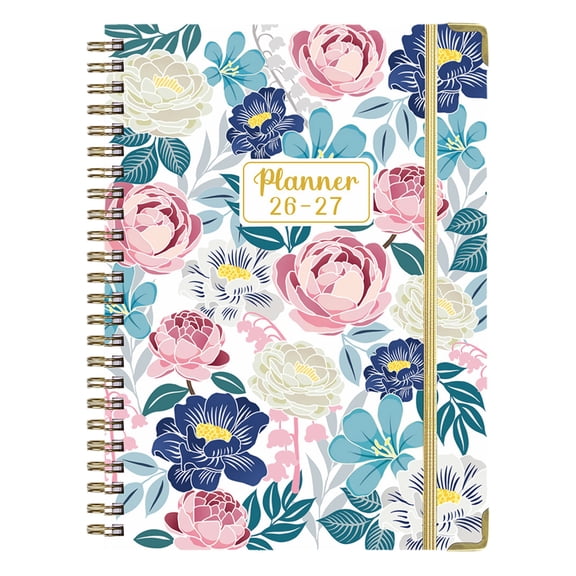 A5 Coil Notebook with Modern Design for Work Planning Daily Organization and Goal Setting 2026 Model