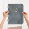 thumbnail image 1 of A5 Coil Planner Book with Leather Strap, Self-Discipline Card Printing, Portable Schedule Organizer, Office and Student Use, 1 of 5