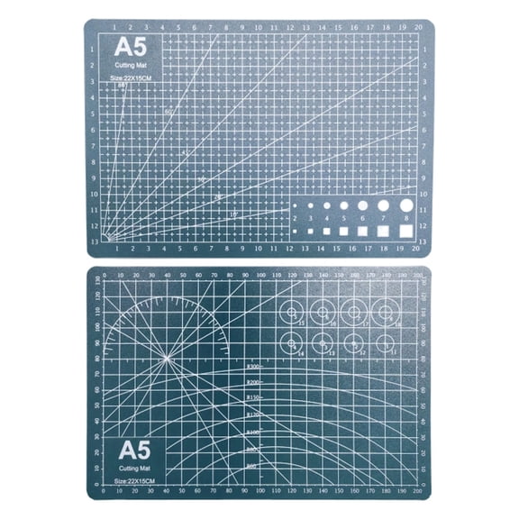 A5 Cutting Pad, Loetky Self-Repairing Cutting Mat For Quilting, Sewing, Fabric, & Crafts, Designed For Use With Rotary Cutters, Pvc Cutting Pad With Grid