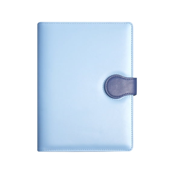 A5 Diary Notebook for Note-Taking | Stylish Gift for Friends | Portable Journal with Magnetic Buckle, Edging Stitching, and Bookmark Lines | Perfect for Students & Professionals Blue