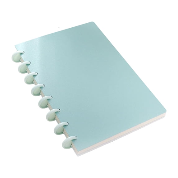 A5 Discbound Notebook with 8-Disc Binding, Removable Pages, Poly Cover Planner for Work, Travel, Note Taking, Journaling, And Daily Organization, 1 Coil