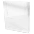 thumbnail image 1 of Desk File Organizer Clear Plastic Document and Brochure Holder, 1 of 6