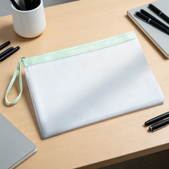 A5 Document Organizer Bag with Handle for Students, Large Capacity Subject Classification Test Paper and Certificate Storage