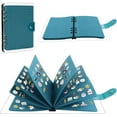 thumbnail image 1 of A5 Enamel Pin Display Book, 8 Pages Pins Collection Storage Organizer Book Clear PVC Cover Portable Travel Pin Display Book (Not Include Any Accessories), 1 of 17