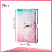 A5 Fashion Password Book With Lock Journal Creative Journal Book Student Notepad Stationery Notebook