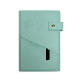 thumbnail image 1 of A5 Leather Notebook 200 Pages Journal Soft Notepad for Work Office Mint Green, 1 of 5