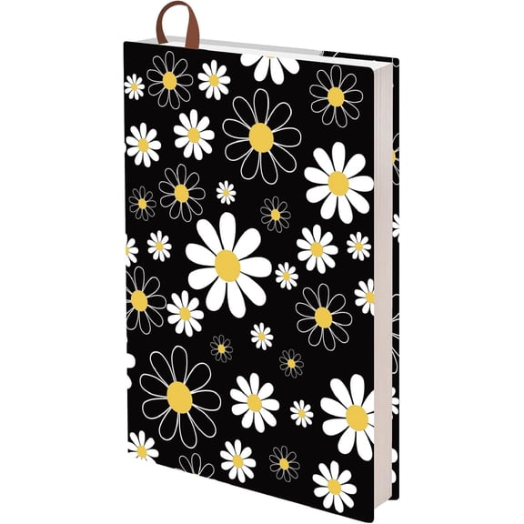 A5 Flower Book Sleeve Cover Butterfly Washable Reusable Large Nylon Book Protector 12.4x8.8Inch Elastic Notebook Wraps Suitable for Most Hardcover Books Classroom