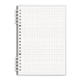 thumbnail image 1 of A5 Grid Notebook with Detachable Ring Binder, Transparent Cover Refillable Journal, 360° Fold-Flat Graph Paper Notepad for Daily Note-Taking and Organization, 1 of 6
