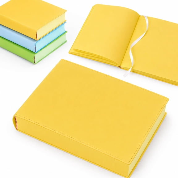 A5 Hardcover Journal 720 Pages Thick Notebook PU Leather Writing Journal with Ribbon Bookmark Solid Color Daily Diary Notebook for School Office Study Note Taking