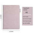 thumbnail image 1 of A5 Hardcover Notebook, 360 Pages Lined Journal, PU Leather Writing Notepad, Purple, 1 Pack, 1 of 3