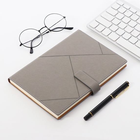A5 Hardcover Notebook, Faux Leather Writing Journal, Thick Cream Paper, Magnetic Closure, Gift Office School Diary, Premium Lined Pages for Notes