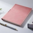 thumbnail image 1 of A5 Hardcover Perforated Notebook with 200 Pages, 80g Dorian Paper, Leather-Like Cover, Bookmark Ribbon, and Pen Loop for Journaling and Office Use, 1 of 7