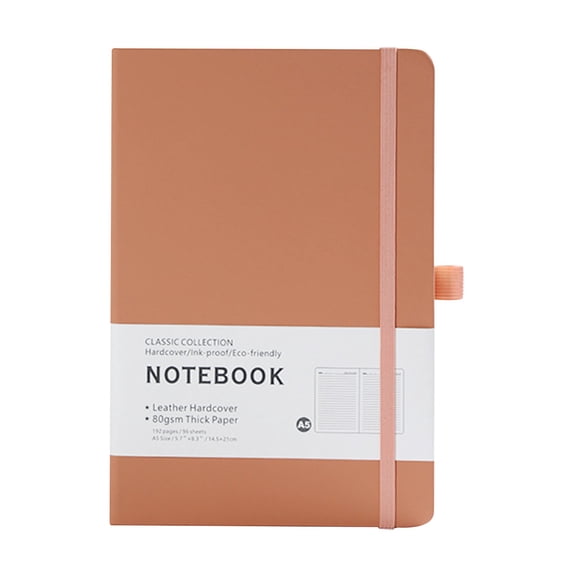 A5 Hardcover Ruled Notebook Journal With Thick Paper, Perfect For Sketching Drawing And Painting, Ideal For Study And Personal Journaling (AT)