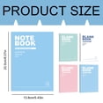 thumbnail image 1 of A5 Horizontal Line Notepad 128 Pages Office Note Taking and Work Writing, 1 of 8