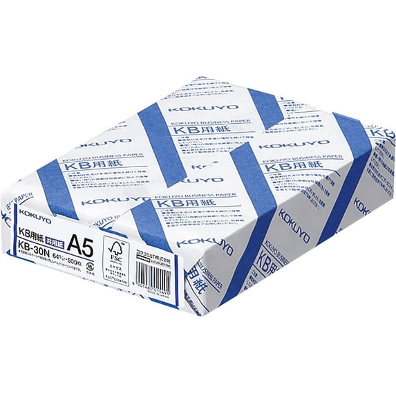 A5 KB Paper, 500 Sheets, 64gsm, 80 Bright (ISO) - Perfect for Printing ...