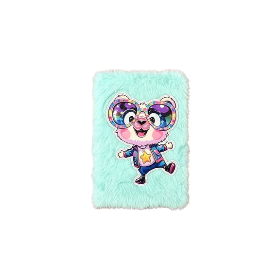 A5 Kawaii Notebook Faux Cover with Reversible Sequin Journal Diary for Office Travel Gifts for Lovers