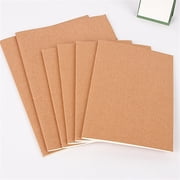 A5 Kraft Notebooks Bulk, Lined Paper Journaling Notebooks, Notebooks for Work, Lined Notebook Journals Bulk, Composition Notebooks, Journal Notebooks for Office, 56 Pages, 10 Pcs, 7.87x5.5"