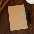 thumbnail image 1 of A5 Kraft Paper Grid Notebook - Compact Work & Travel Journal with 96 Pages and 8mm Spacing Design​​(Mint Green,A), 1 of 6