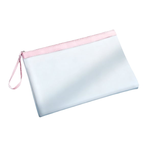A5 Large Capacity Document Storage Tote Bag, Portable Archive & Certificate Organizer Bag, Multi-compartment Pouch for Paper Classification, Ideal for Daily Filing and Document Arrangement-(Pink)