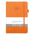 thumbnail image 1 of A5 Leather Hardcover Daily Planner Journal Undated Agenda Book Thick Paper for Office Organization, 1 of 5