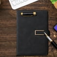 thumbnail image 1 of A5 Leather Notebook - Premium High-Quality Thick Paper for Notes, Journals, and Planning - Sturdy Binding and Ribbon Bookmark for Easy Use, 1 of 3