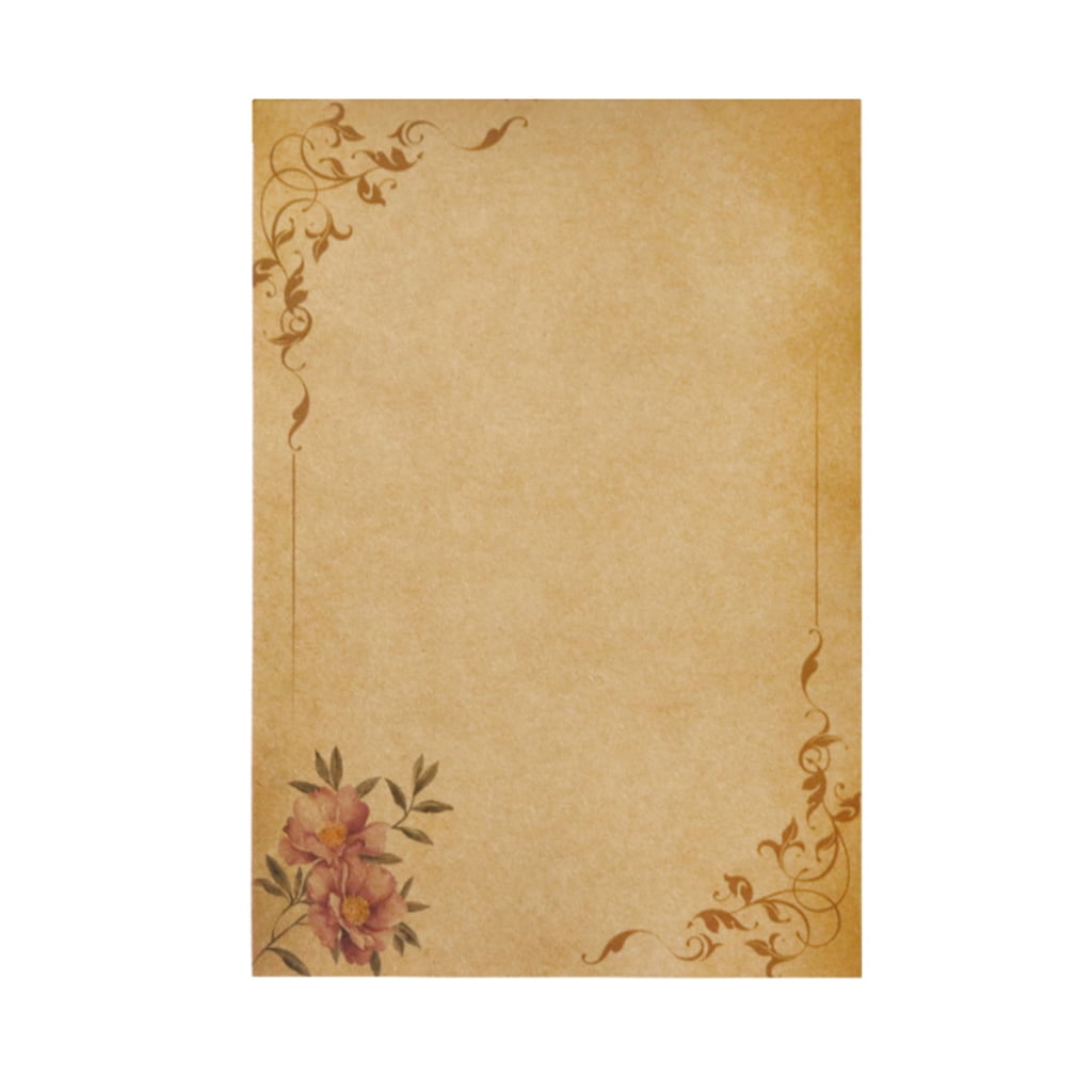 A5 letter paper stationery paper vintage design double sided for ...