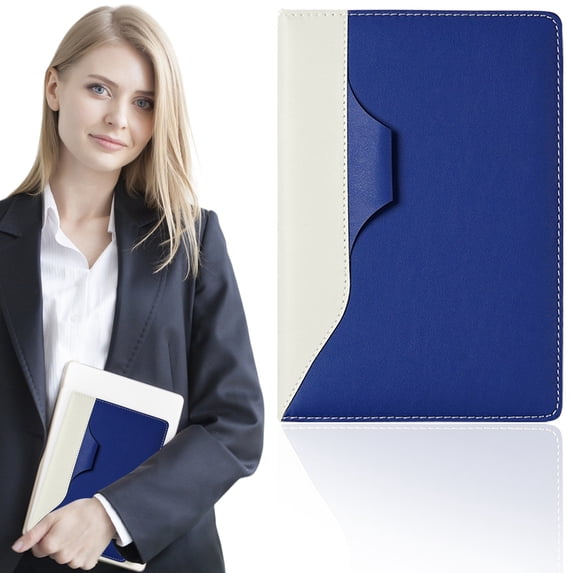 A5 Lined Notebook - Classic Hardcover Journal - Premium Writing Notebook for Notes and Journaling - Dark Blue