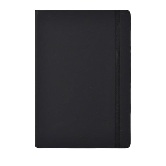 A5 Lined Notebook for Writing, Notepad with Hard Cover, Lined Journal Notebook, Ruled Pages and Elastic Closure, 160 Pages, 5.7" x 8.26"