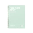 thumbnail image 1 of A5 Lined Spiral Notebook, Thick Paper Notebook with Plastic Cover for Students Professionals, Green, 120 Pages, 1 of 6