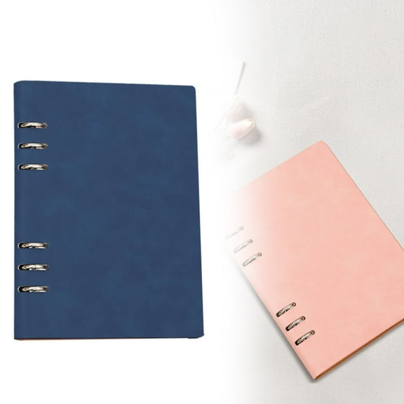 A5 Loose-Leaf Notebook High Value Blue Clearance! Hilingoto Notebook for Recording